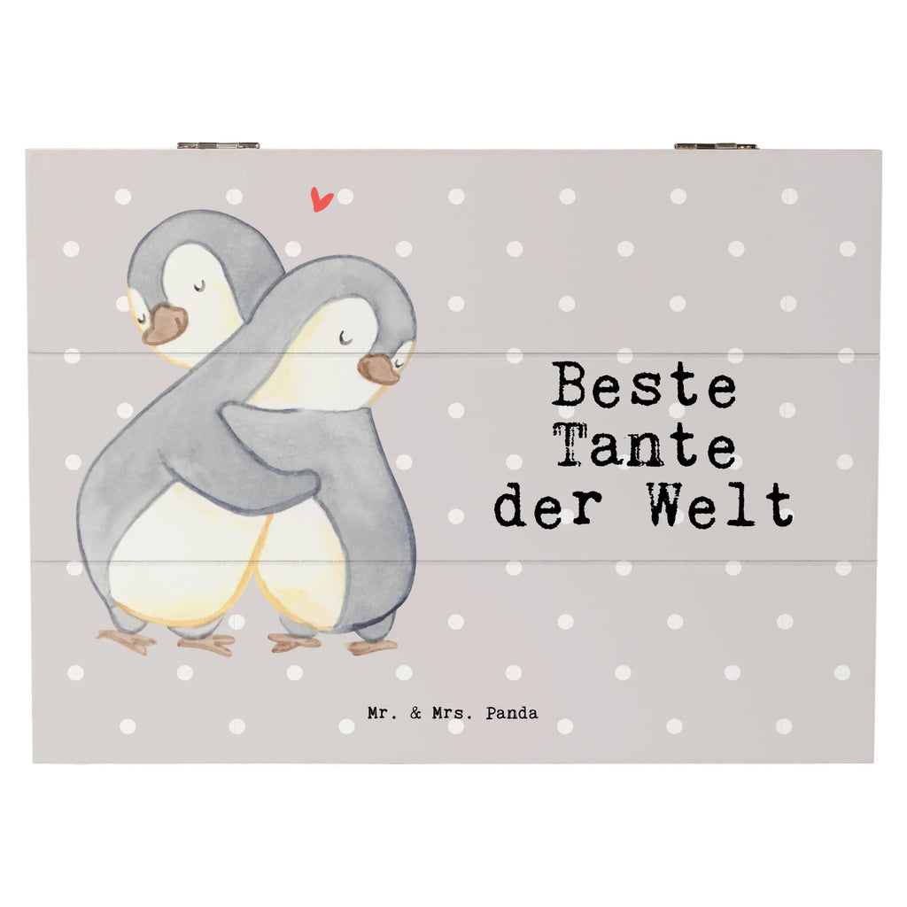 Holzkiste Pinguin Beste Tante der Welt Holzkiste, Kiste, Schatzkiste, Truhe, Schatulle, XXL, Erinnerungsbox, Erinnerungskiste, Dekokiste, Aufbewahrungsbox, Geschenkbox, Geschenkdose, für, Dankeschön, Geschenk, Schenken, Geburtstag, Geburtstagsgeschenk, Geschenkidee, Danke, Bedanken, Mitbringsel, Freude machen, Geschenktipp, Tante, Patentante, Paten Tante, Lieblingstante, Taufpartner, Taufe, Familie, Kleinigkeit, Nichte, Neffe