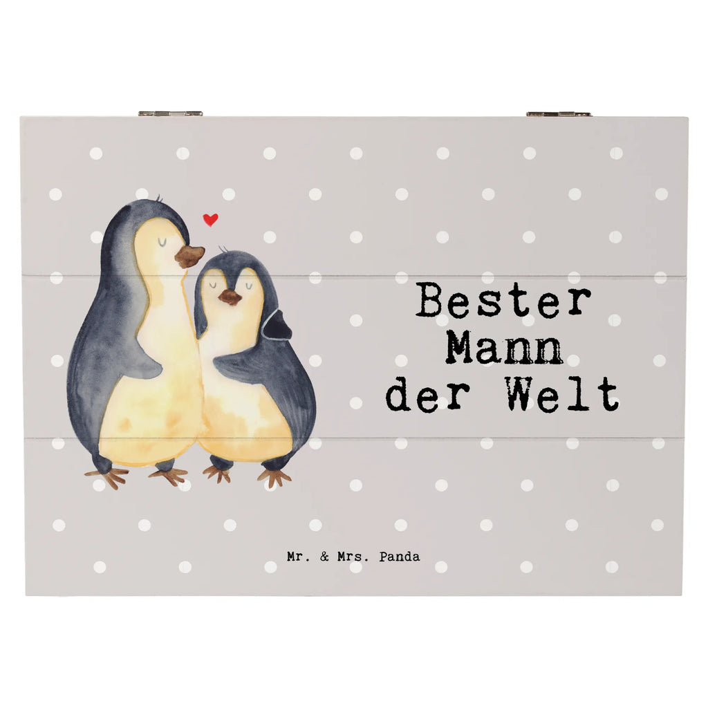 Holzkiste Pinguin Bester Mann der Welt Holzkiste, Kiste, Schatzkiste, Truhe, Schatulle, XXL, Erinnerungsbox, Erinnerungskiste, Dekokiste, Aufbewahrungsbox, Geschenkbox, Geschenkdose, für, Dankeschön, Geschenk, Schenken, Geburtstag, Geburtstagsgeschenk, Geschenkidee, Danke, Bedanken, Mitbringsel, Freude machen, Geschenktipp, Ehemann, Beste, Mann, Partner, Freund, Traummann, Liebling, Ehepartner, Ehe, Gatte, Lebensgefährte, Bräutigam, Kleinigkeit