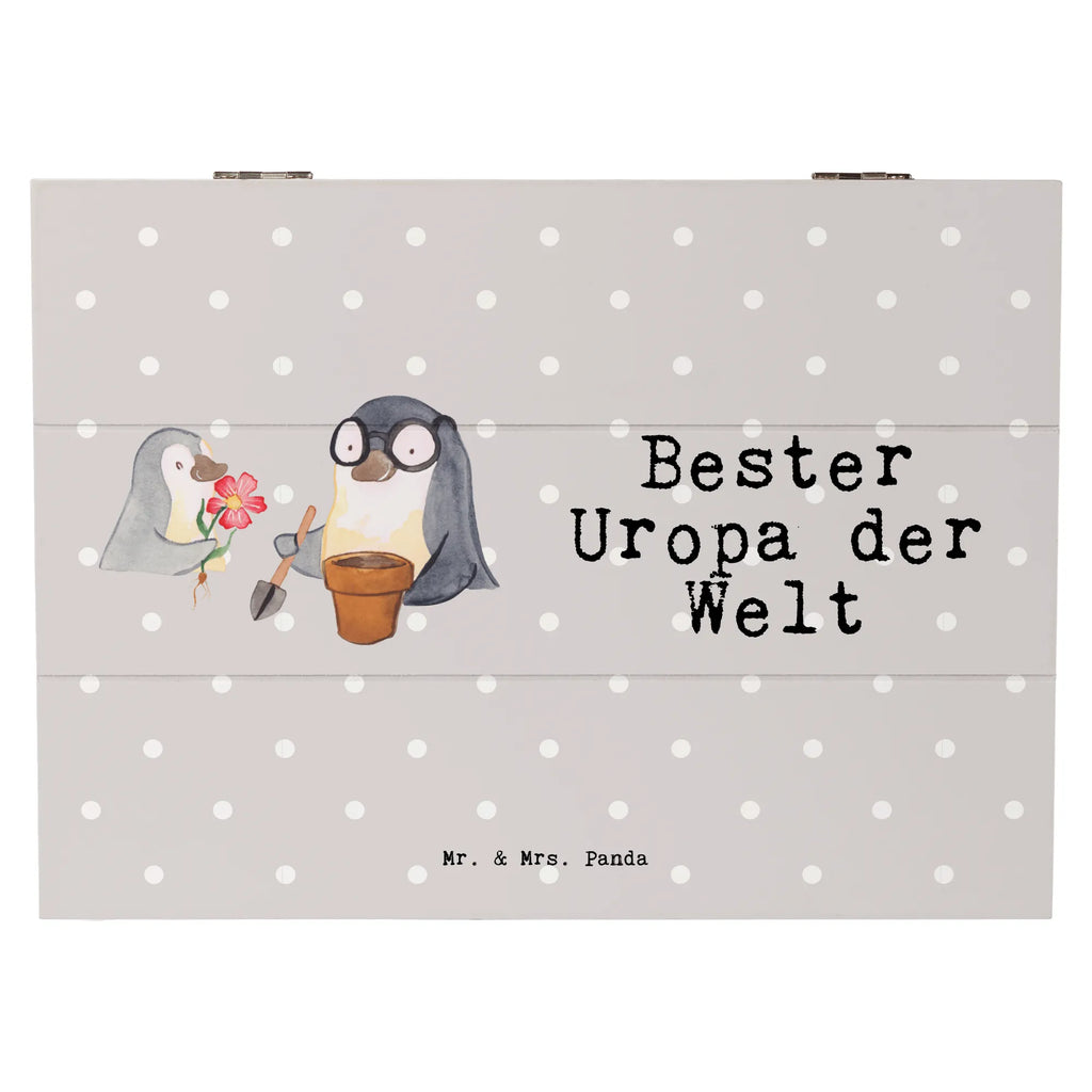 Holzkiste Pinguin Bester Uropa der Welt Holzkiste, Kiste, Schatzkiste, Truhe, Schatulle, XXL, Erinnerungsbox, Erinnerungskiste, Dekokiste, Aufbewahrungsbox, Geschenkbox, Geschenkdose, für, Dankeschön, Geschenk, Schenken, Geburtstag, Geburtstagsgeschenk, Geschenkidee, Danke, Bedanken, Mitbringsel, Freude machen, Geschenktipp, Uropa, Uhropa, Ur Opa, Urgroßeltern, Grossvater, Großvater, Opa, Opi. Großpapa, Großeltern, Enkel, Enkelin, Enkelkind, Kleinigkeit, Oppa, Oppi, Bester, Uropa Mitbringsel