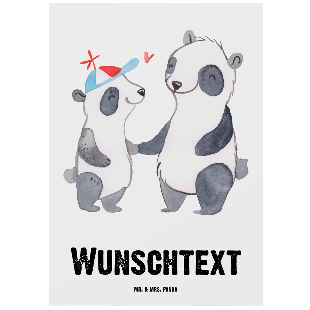 Personalisierte Postkarte Panda Bester Vater der Welt Postkarte mit Namen, Postkarte bedrucken, Postkarte mit Wunschtext, Postkarte personalisierbar, Geschenkkarte mit Namen, Grußkarte mit Namen, Karte mit Namen, Einladung mit Namen, Ansichtskarte mit Namen, Geschenkkarte mit Wunschtext, Grußkarte mit Wunschtext, Karte mit Wunschtext, Einladung mit Wunschtext, Ansichtskarte mit Wunschtext, für, Dankeschön, Geschenk, Schenken, Geburtstag, Geburtstagsgeschenk, Geschenkidee, Danke, Bedanken, Mitbringsel, Freude machen, Geschenktipp, Vater, Papa, Dad, Daddy, Paps, Papi, Vati, Eltern, Geschenk Vater, Mann, Familie, Bester, Kleinigkeit