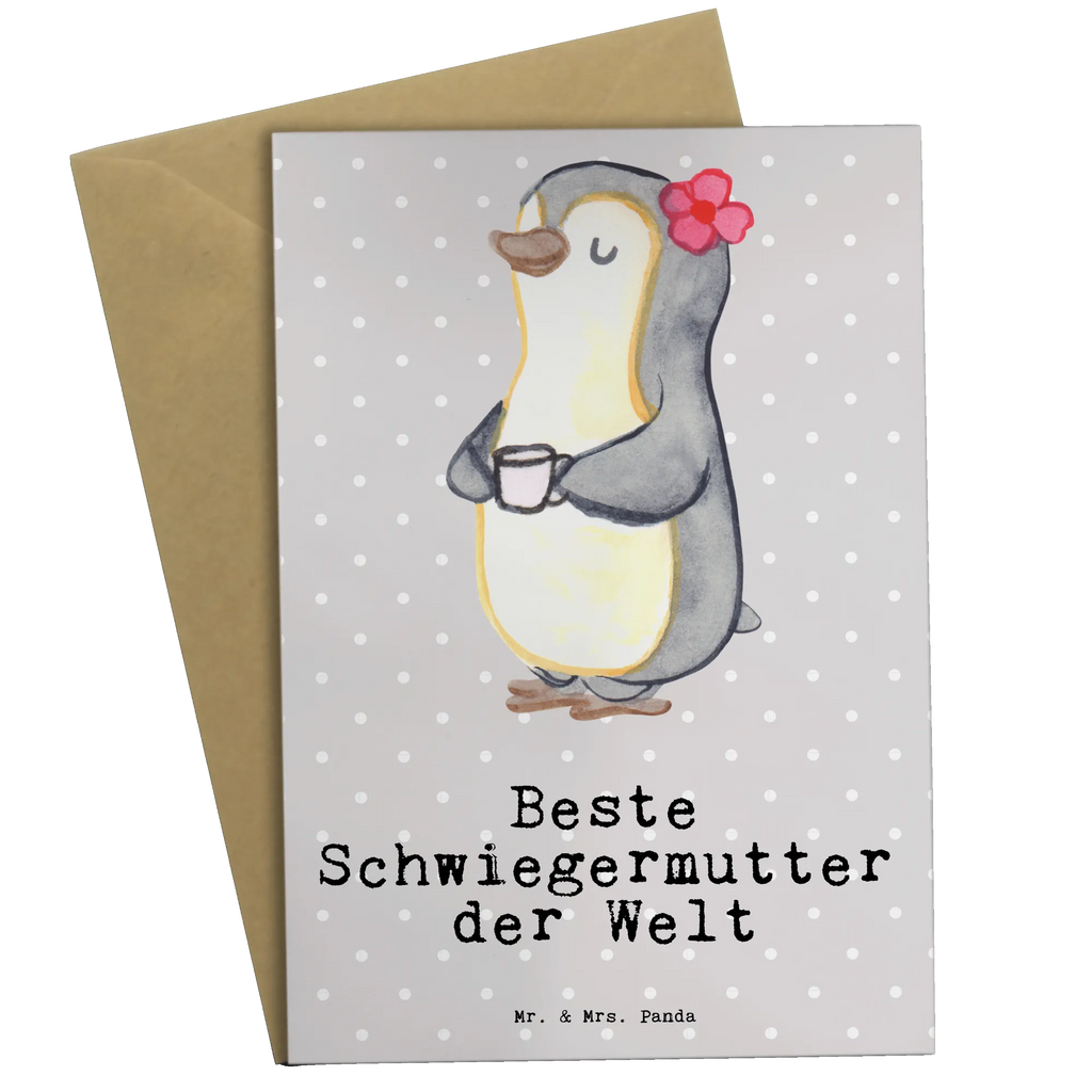 Grußkarte Pinguin Beste Schwiegermutter der Welt Grußkarte, Klappkarte, Einladungskarte, Glückwunschkarte, Hochzeitskarte, Geburtstagskarte, Karte, Ansichtskarten, für, Dankeschön, Geschenk, Schenken, Geburtstag, Geburtstagsgeschenk, Geschenkidee, Danke, Bedanken, Mitbringsel, Freude machen, Geschenktipp, Schwiegermutter, Schwiegermama, Schwiegereltern, Mama, Mutter, Mutter des Ehepartners, angeheiratet