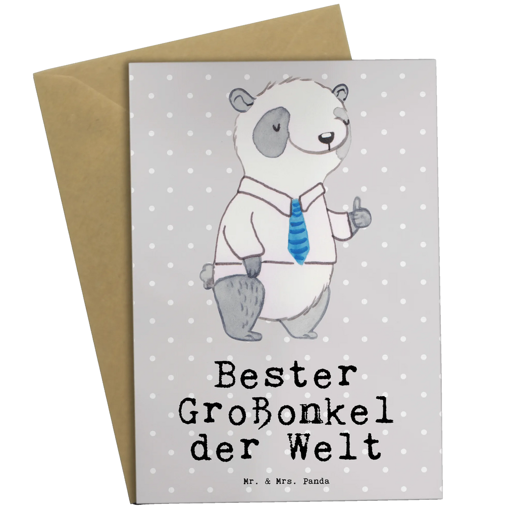 Grußkarte Panda Bester Großonkel der Welt Grußkarte, Klappkarte, Einladungskarte, Glückwunschkarte, Hochzeitskarte, Geburtstagskarte, Karte, Ansichtskarten, für, Dankeschön, Geschenk, Schenken, Geburtstag, Geburtstagsgeschenk, Geschenkidee, Danke, Bedanken, Mitbringsel, Freude machen, Geschenktipp, Großonkel, Onkel