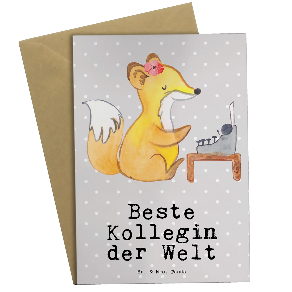 Grußkarte Fuchs Beste Kollegin der Welt Grußkarte, Klappkarte, Einladungskarte, Glückwunschkarte, Hochzeitskarte, Geburtstagskarte, Karte, Ansichtskarten, für, Dankeschön, Geschenk, Schenken, Geburtstag, Geburtstagsgeschenk, Geschenkidee, Danke, Bedanken, Mitbringsel, Freude machen, Geschenktipp, Arbeitskollegin, Kollegin, Freundin, Büro, Abschiedsgeschenk, Ruhestand, Arbeit, Mitarbeiterin, Berufsgenossin, Beruf