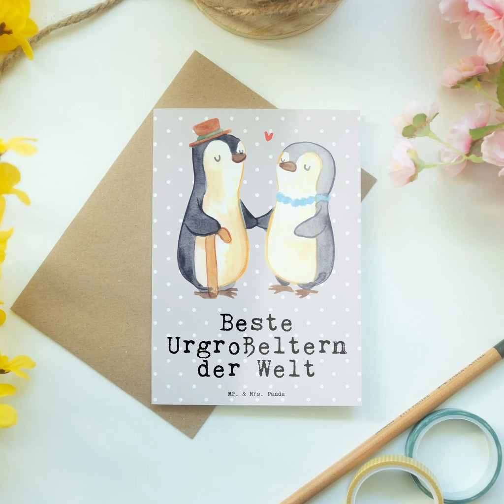 Grußkarte Pinguin Beste Urgroßeltern der Welt Grußkarte, Klappkarte, Einladungskarte, Glückwunschkarte, Hochzeitskarte, Geburtstagskarte, Karte, Ansichtskarten, für, Dankeschön, Geschenk, Schenken, Geburtstag, Geburtstagsgeschenk, Geschenkidee, Danke, Bedanken, Mitbringsel, Freude machen, Geschenktipp, Urgroßeltern, Urgrosseltern, Uhrgroßeltern, Uhroma, Uhropa, Uropa, Ur, Uroma, Großeltern, Großmutter, Großvater, Opa, Omi, Oma, Opi. Großpapa, Großmama, Enkel, Enkelin, Enkelkind, Kleinigkeit, Omma, Ommi, Oppa, Oppi, Bester