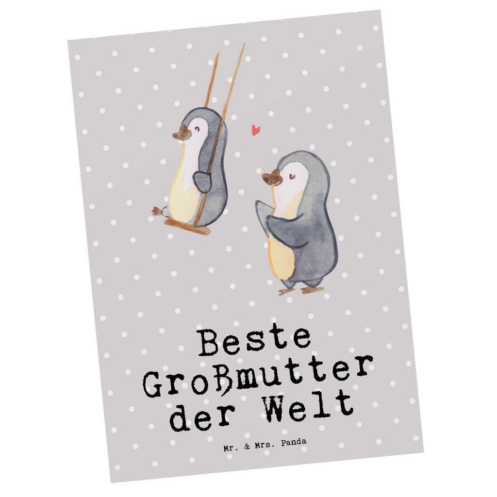 Postkarte Pinguin Beste Großmutter der Welt Postkarte, Karte, Geschenkkarte, Grußkarte, Einladung, Ansichtskarte, Geburtstagskarte, Einladungskarte, Dankeskarte, Ansichtskarten, Einladung Geburtstag, Einladungskarten Geburtstag, für, Dankeschön, Geschenk, Schenken, Geburtstag, Geburtstagsgeschenk, Geschenkidee, Danke, Bedanken, Mitbringsel, Freude machen, Geschenktipp, Großmutter, Omi, Oma, Oma geworden, Grosseltern