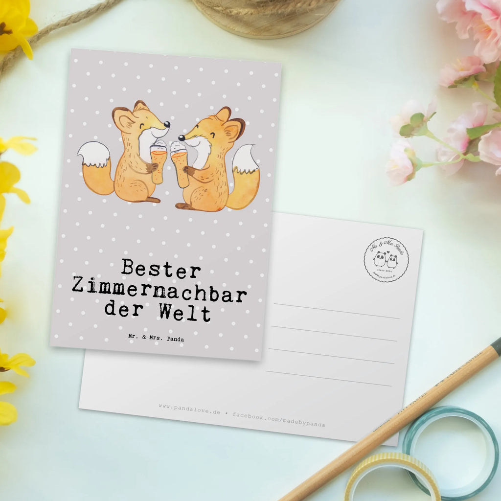 Postkarte Fuchs Bester Zimmernachbar der Welt Postkarte, Karte, Geschenkkarte, Grußkarte, Einladung, Ansichtskarte, Geburtstagskarte, Einladungskarte, Dankeskarte, Ansichtskarten, Einladung Geburtstag, Einladungskarten Geburtstag, für, Dankeschön, Geschenk, Schenken, Geburtstag, Geburtstagsgeschenk, Geschenkidee, Danke, Bedanken, Mitbringsel, Freude machen, Geschenktipp, Zimmernachbar, Zimmernachbarn, Zimmer, Krankenhaus, Patient, Kollegin, Wohnheim, Nachbar, WG, Studentenwohnheim