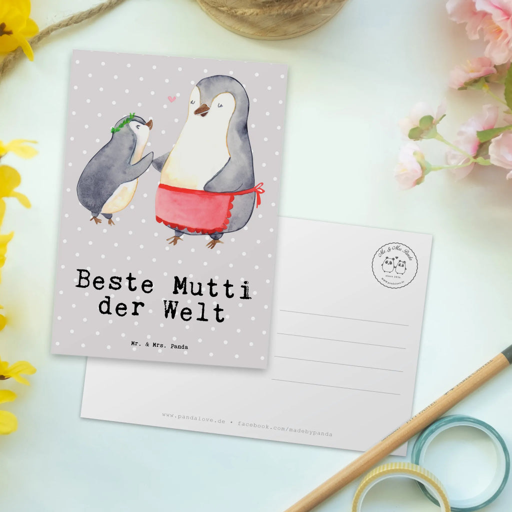 Postkarte Pinguin Beste Mutti der Welt Postkarte, Karte, Geschenkkarte, Grußkarte, Einladung, Ansichtskarte, Geburtstagskarte, Einladungskarte, Dankeskarte, Ansichtskarten, Einladung Geburtstag, Einladungskarten Geburtstag, für, Dankeschön, Geschenk, Schenken, Geburtstag, Geburtstagsgeschenk, Geschenkidee, Danke, Bedanken, Mitbringsel, Freude machen, Geschenktipp, Mama, Mami, Mutter, Muttertag, Mutti, Ma, Tochter, Sohn, Beste Mama, Beste, Supermama