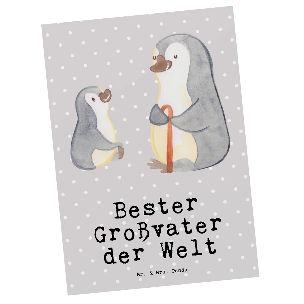 Postkarte Pinguin Bester Großvater der Welt Postkarte, Karte, Geschenkkarte, Grußkarte, Einladung, Ansichtskarte, Geburtstagskarte, Einladungskarte, Dankeskarte, Ansichtskarten, Einladung Geburtstag, Einladungskarten Geburtstag, für, Dankeschön, Geschenk, Schenken, Geburtstag, Geburtstagsgeschenk, Geschenkidee, Danke, Bedanken, Mitbringsel, Freude machen, Geschenktipp, Großvater, Grossvater, Opa, Opi. Großpapa, Großeltern, Enkel, Enkelin, Enkelkind, Kleinigkeit, Oppa, Oppi, Bester