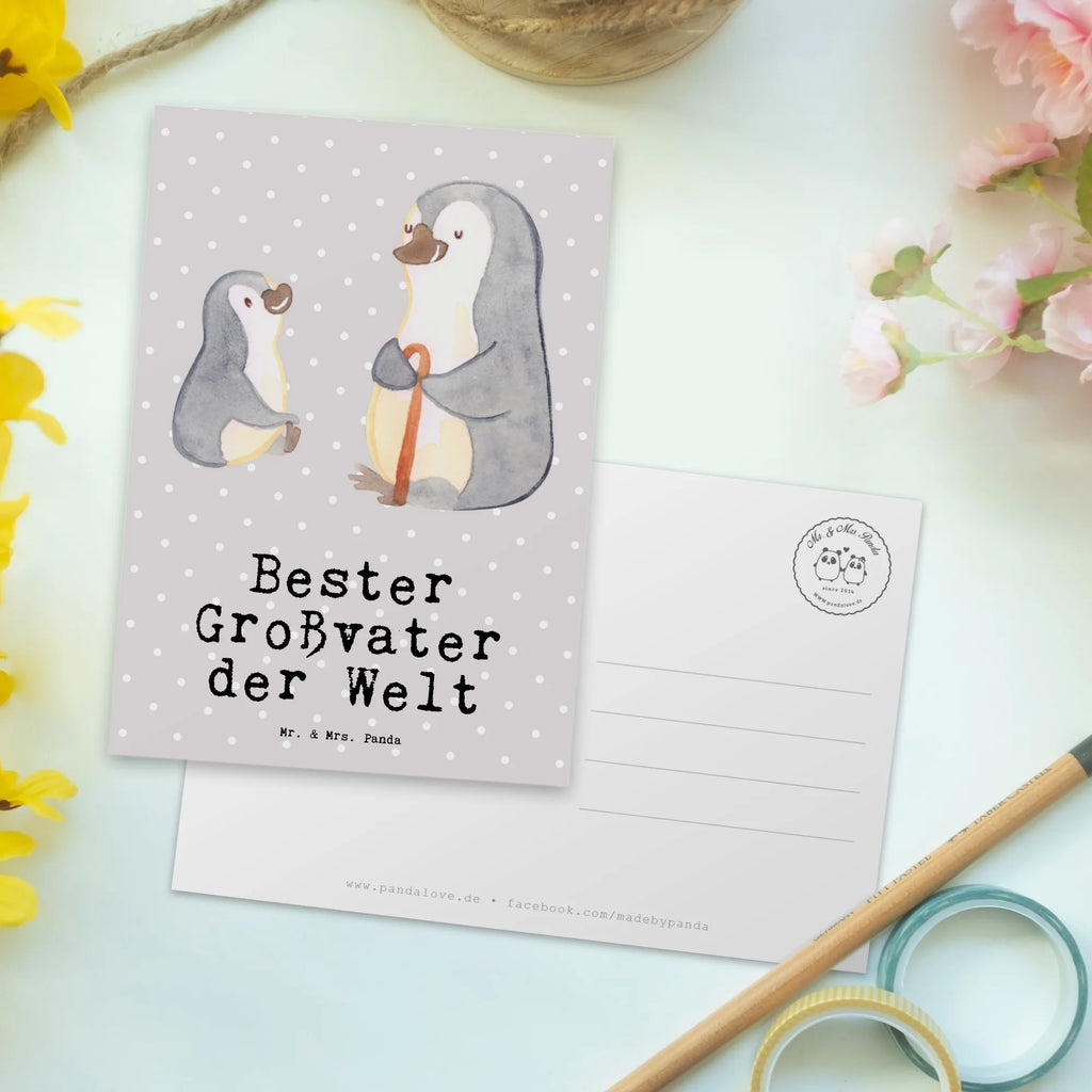 Postkarte Pinguin Bester Großvater der Welt Postkarte, Karte, Geschenkkarte, Grußkarte, Einladung, Ansichtskarte, Geburtstagskarte, Einladungskarte, Dankeskarte, Ansichtskarten, Einladung Geburtstag, Einladungskarten Geburtstag, für, Dankeschön, Geschenk, Schenken, Geburtstag, Geburtstagsgeschenk, Geschenkidee, Danke, Bedanken, Mitbringsel, Freude machen, Geschenktipp, Großvater, Grossvater, Opa, Opi. Großpapa, Großeltern, Enkel, Enkelin, Enkelkind, Kleinigkeit, Oppa, Oppi, Bester