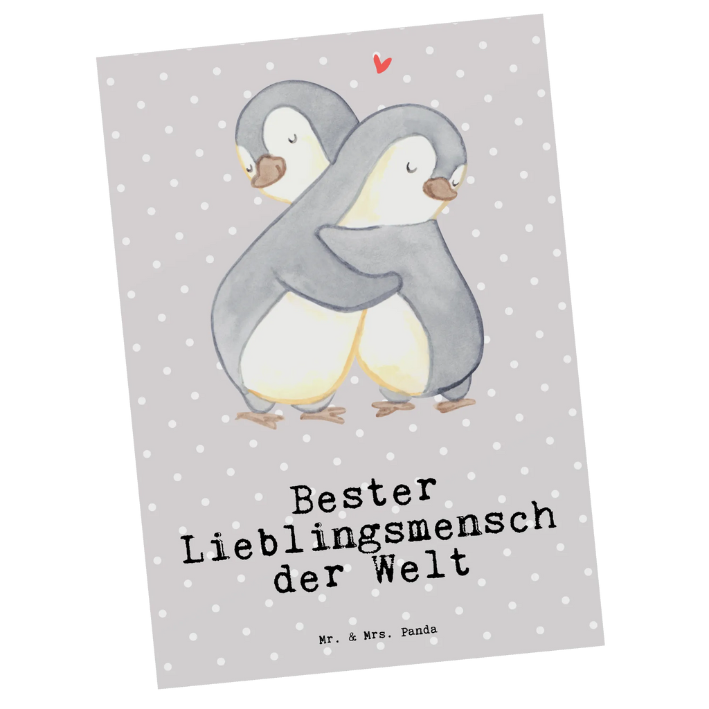 Postkarte Pinguin Bester Lieblingsmensch der Welt Postkarte, Karte, Geschenkkarte, Grußkarte, Einladung, Ansichtskarte, Geburtstagskarte, Einladungskarte, Dankeskarte, Ansichtskarten, Einladung Geburtstag, Einladungskarten Geburtstag, für, Dankeschön, Geschenk, Schenken, Geburtstag, Geburtstagsgeschenk, Geschenkidee, Danke, Bedanken, Mitbringsel, Freude machen, Geschenktipp, Lieblingsmensch, Lieblings Mensch, Liebling, Partner, Bae, beste Freundin, Freund, Liebe, Herz, Love, Mama, Papa, Familie