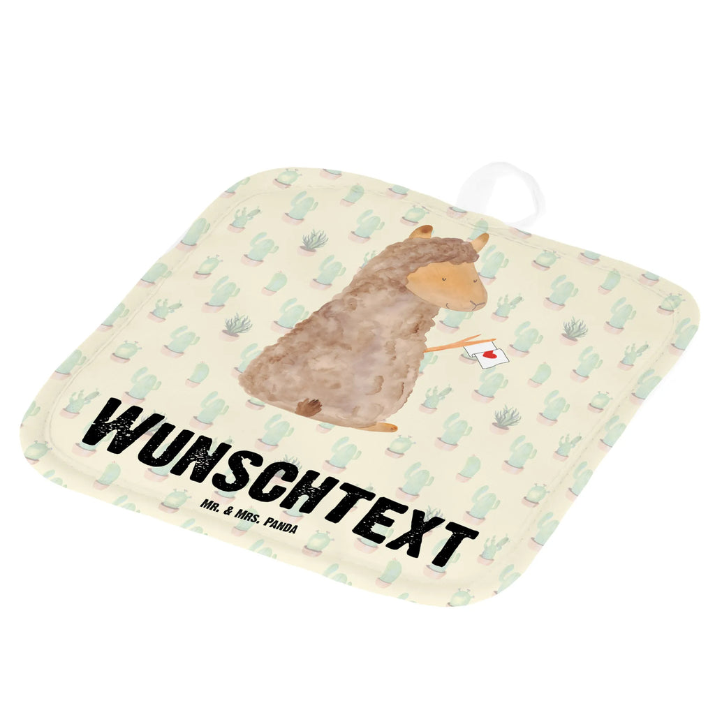 Personalisierte Topflappen Alpaka Fahne Topflappen personalisiert, Personalisierte Topfuntersetzer, Personalisierter Ofenhandschuh, Topflappen Set personalisiert, Topflappen mit Namen, Namensaufdruck, Alpaka, Lama, Alpakas, Lamas, Liebe