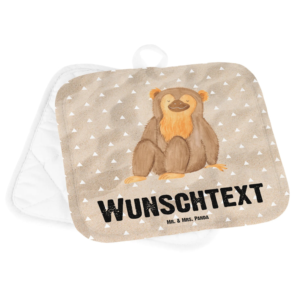 Personalisierte Topflappen Affe Topflappen personalisiert, Personalisierte Topfuntersetzer, Personalisierter Ofenhandschuh, Topflappen Set personalisiert, Topflappen mit Namen, Namensaufdruck, Afrika, Wildtiere, Affe, Äffchen, Affen, Selbstliebe, Respekt, Motivation, Selbstachtung, Liebe, Selbstbewusstsein, Selfcare