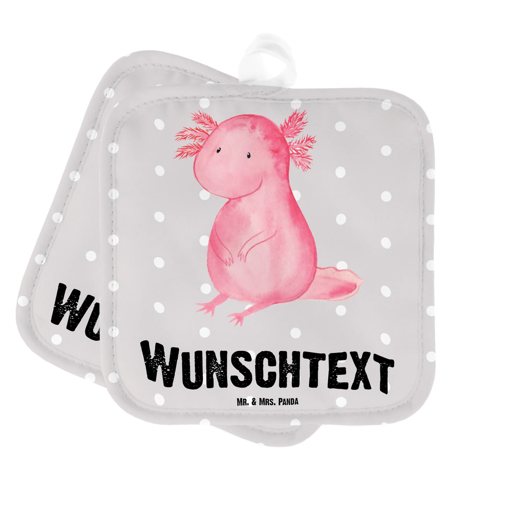 Personalisierte Topflappen Axolotl Topflappen personalisiert, Personalisierte Topfuntersetzer, Personalisierter Ofenhandschuh, Topflappen Set personalisiert, Topflappen mit Namen, Namensaufdruck, Axolotl, Molch, Axolot, vergnügt, fröhlich, zufrieden, Lebensstil, Weisheit, Lebensweisheit, Liebe, Freundin