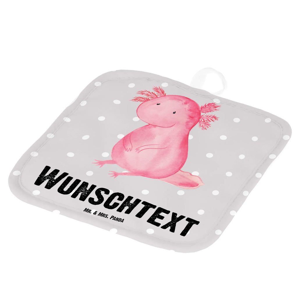 Personalisierte Topflappen Axolotl Topflappen personalisiert, Personalisierte Topfuntersetzer, Personalisierter Ofenhandschuh, Topflappen Set personalisiert, Topflappen mit Namen, Namensaufdruck, Axolotl, Molch, Axolot, vergnügt, fröhlich, zufrieden, Lebensstil, Weisheit, Lebensweisheit, Liebe, Freundin