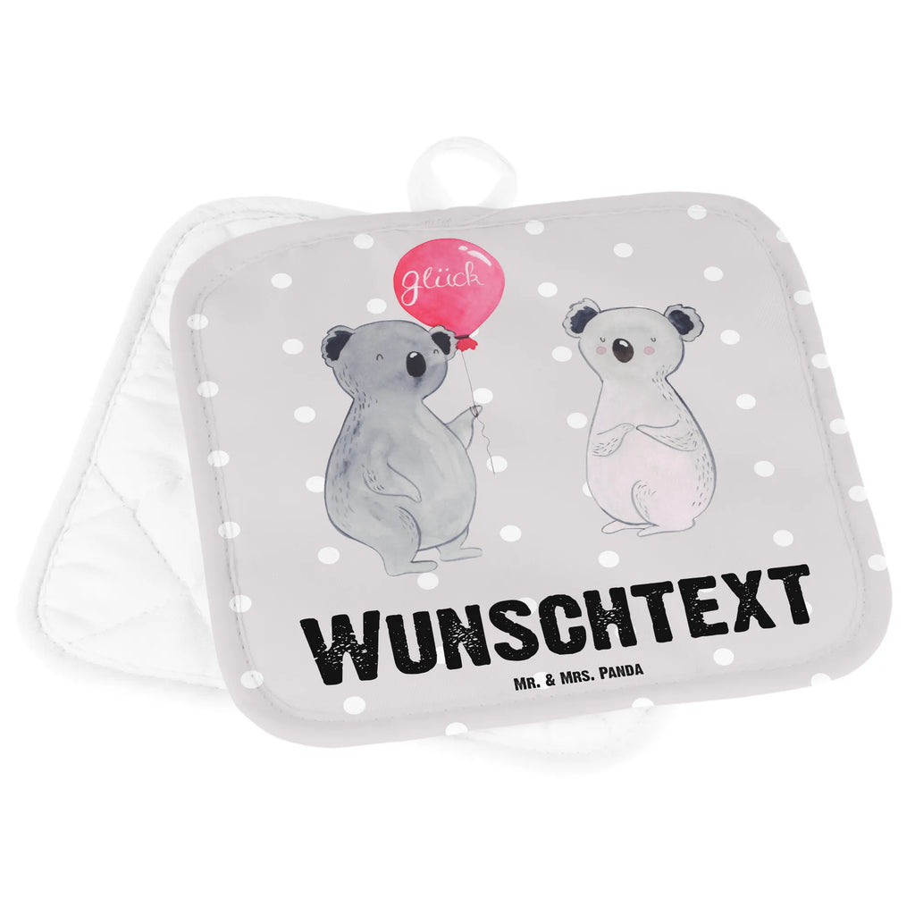 Personalisierte Topflappen Koala Luftballon Topflappen personalisiert, Personalisierte Topfuntersetzer, Personalisierter Ofenhandschuh, Topflappen Set personalisiert, Topflappen mit Namen, Namensaufdruck, Koala, Koalabär, Luftballon, Party, Geburtstag, Geschenk