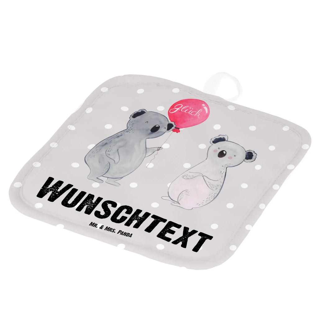 Personalisierte Topflappen Koala Luftballon Topflappen personalisiert, Personalisierte Topfuntersetzer, Personalisierter Ofenhandschuh, Topflappen Set personalisiert, Topflappen mit Namen, Namensaufdruck, Koala, Koalabär, Luftballon, Party, Geburtstag, Geschenk