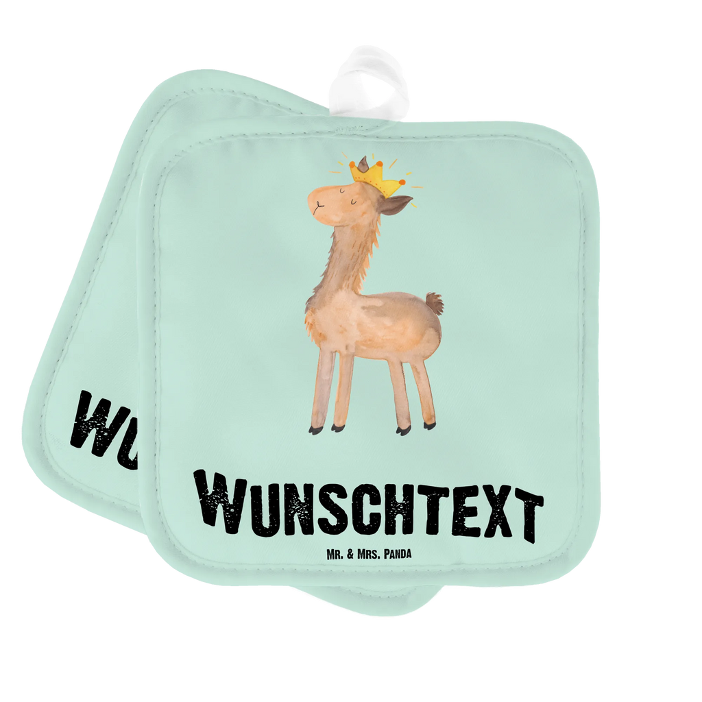 Personalisierte Topflappen Lama König Topflappen personalisiert, Personalisierte Topfuntersetzer, Personalisierter Ofenhandschuh, Topflappen Set personalisiert, Topflappen mit Namen, Namensaufdruck, Lama, Alpaka, Lamas, König, Königin, Freundin, Mama, Papa, Büro Kollege, Kollegin, Chef, Vorgesetzter, Abi, Abitur