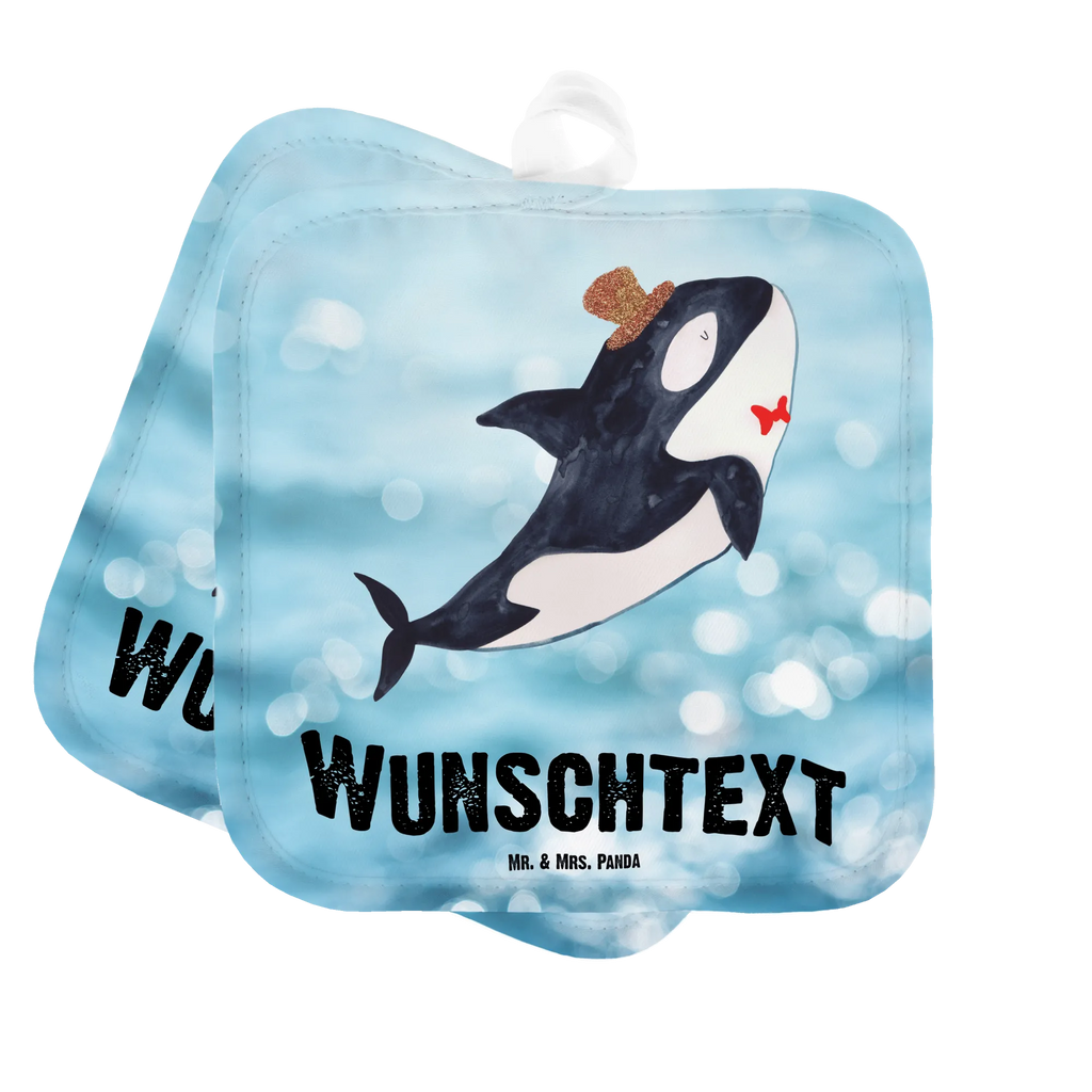 Personalisierte Topflappen Orca Zylinder Topflappen personalisiert, Personalisierte Topfuntersetzer, Personalisierter Ofenhandschuh, Topflappen Set personalisiert, Topflappen mit Namen, Namensaufdruck, Meerestiere, Meer, Urlaub, Narwal, Glitter, Konfetti, Glitzer, Geburtstag, Feier, Fete, Fest, Glückwunsch, Orca