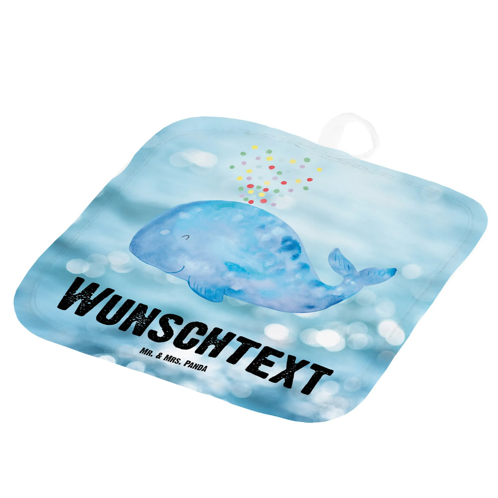 Personalisierte Topflappen Wal Konfetti Topflappen personalisiert, Personalisierte Topfuntersetzer, Personalisierter Ofenhandschuh, Topflappen Set personalisiert, Topflappen mit Namen, Namensaufdruck, Meerestiere, Meer, Urlaub, Wal, Konfetti, Wale, Motivation, Neuanfang, Trennung, Diät, Abnehmen, Neustart, Lebensabschnitt, Geburtstag