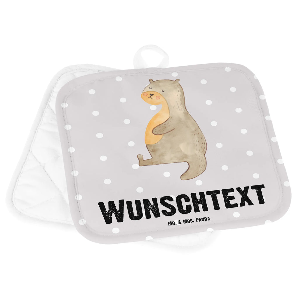 Personalisierte Topflappen Otter Bauch Topflappen personalisiert, Personalisierte Topfuntersetzer, Personalisierter Ofenhandschuh, Topflappen Set personalisiert, Topflappen mit Namen, Namensaufdruck, Otter, Fischotter, Seeotter, Otter Seeotter See Otter