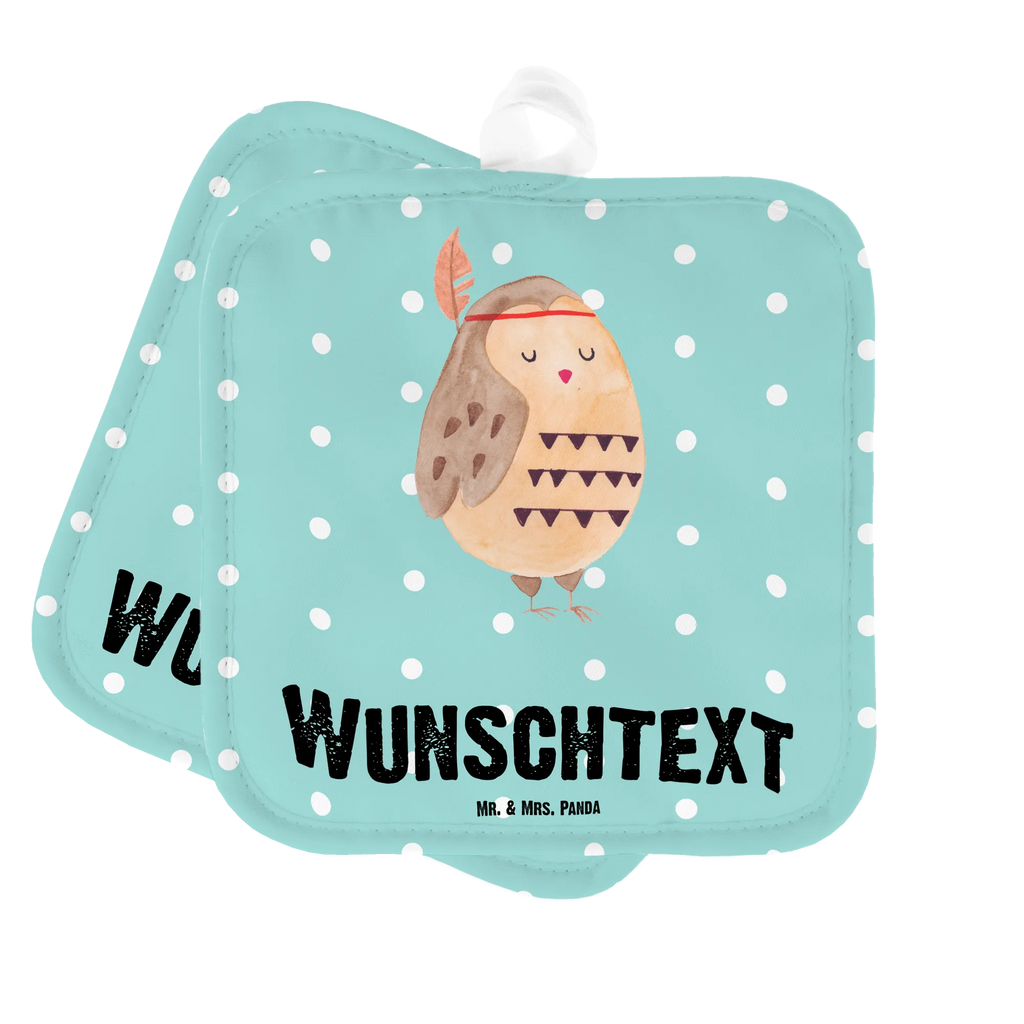 Personalisierte Topflappen Eule Federschmuck Topflappen personalisiert, Personalisierte Topfuntersetzer, Personalisierter Ofenhandschuh, Topflappen Set personalisiert, Topflappen mit Namen, Namensaufdruck, Eule, Eule Deko, Owl, Das Leben ist ein Abenteuer, Reisespruch, Federschmuck, Dekoration