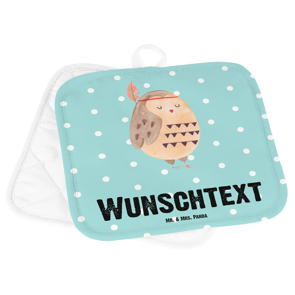 Personalisierte Topflappen Eule Federschmuck Topflappen personalisiert, Personalisierte Topfuntersetzer, Personalisierter Ofenhandschuh, Topflappen Set personalisiert, Topflappen mit Namen, Namensaufdruck, Eule, Eule Deko, Owl, Das Leben ist ein Abenteuer, Reisespruch, Federschmuck, Dekoration