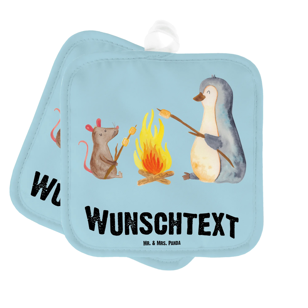 Personalisierte Topflappen Pinguin Lagerfeuer Topflappen personalisiert, Personalisierte Topfuntersetzer, Personalisierter Ofenhandschuh, Topflappen Set personalisiert, Topflappen mit Namen, Namensaufdruck, Pinguin, Maus, Pinguine, Lagerfeuer, Leben, Arbeit, Job, Motivation, Büro, Büroalltag, Lebensspruch, Lebensmotivation, Neustart, Liebe, grillen, Feuer, Marshmallows