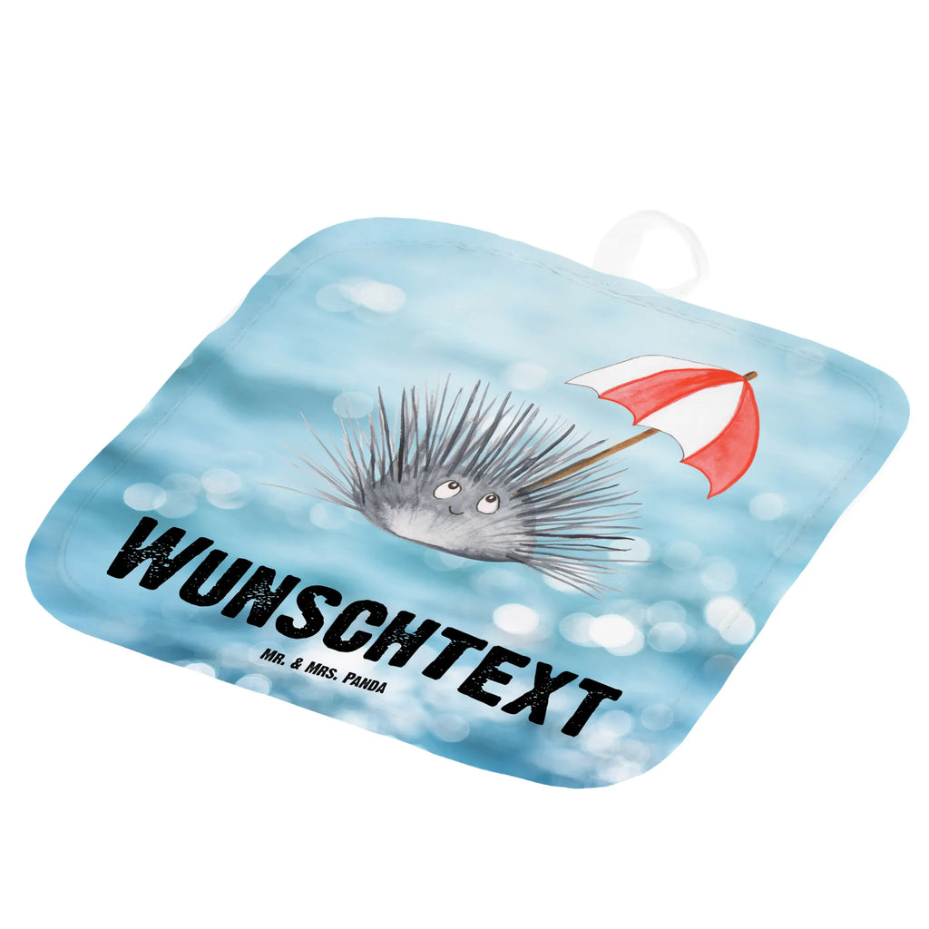 Personalisierte Topflappen Seeigel Topflappen personalisiert, Personalisierte Topfuntersetzer, Personalisierter Ofenhandschuh, Topflappen Set personalisiert, Topflappen mit Namen, Namensaufdruck, Meerestiere, Meer, Urlaub, Seeigel, Achtsamkeit, Selbstakzeptanz, Selbstliebe, Hier und Jetzt, Leben, Lebe