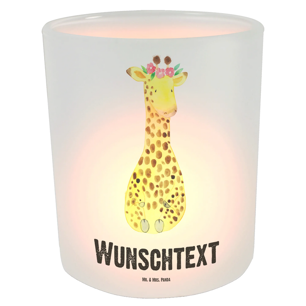 Personalisiertes Windlicht Giraffe Blumenkranz Personalisiertes Windlicht, Personalisiertes Windlicht Glas, Personalisiertes Teelichtglas, Personalisierter Teelichthalter, Personalisiertes Kerzenglas, Personalisierte Kerze, Personalisiertes Teelicht, Windlicht mit Namen, Windlicht Glas mit Namen, Teelichtglas mit Namen, Teelichthalter mit Namen, Teelichter mit Namen, Kerzenglas mit Namen, Kerze mit Namen, Teelicht mit Namen, Namenspersonalisierung, Name, selbst gestalten, Wunschtext, Bedrucken, Afrika, Wildtiere, Giraffe, Blumenkranz, Abenteurer, Selbstliebe, Freundin