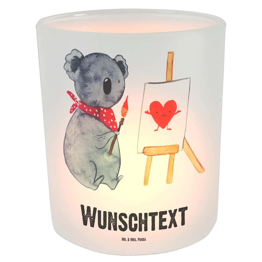 Personalisiertes Windlicht Koala Künstler Personalisiertes Windlicht, Personalisiertes Windlicht Glas, Personalisiertes Teelichtglas, Personalisierter Teelichthalter, Personalisiertes Kerzenglas, Personalisierte Kerze, Personalisiertes Teelicht, Windlicht mit Namen, Windlicht Glas mit Namen, Teelichtglas mit Namen, Teelichthalter mit Namen, Teelichter mit Namen, Kerzenglas mit Namen, Kerze mit Namen, Teelicht mit Namen, Namenspersonalisierung, Name, selbst gestalten, Wunschtext, Bedrucken, Koala, Koalabär, Liebe, Liebensbeweis, Liebesgeschenk, Gefühle, Künstler, zeichnen