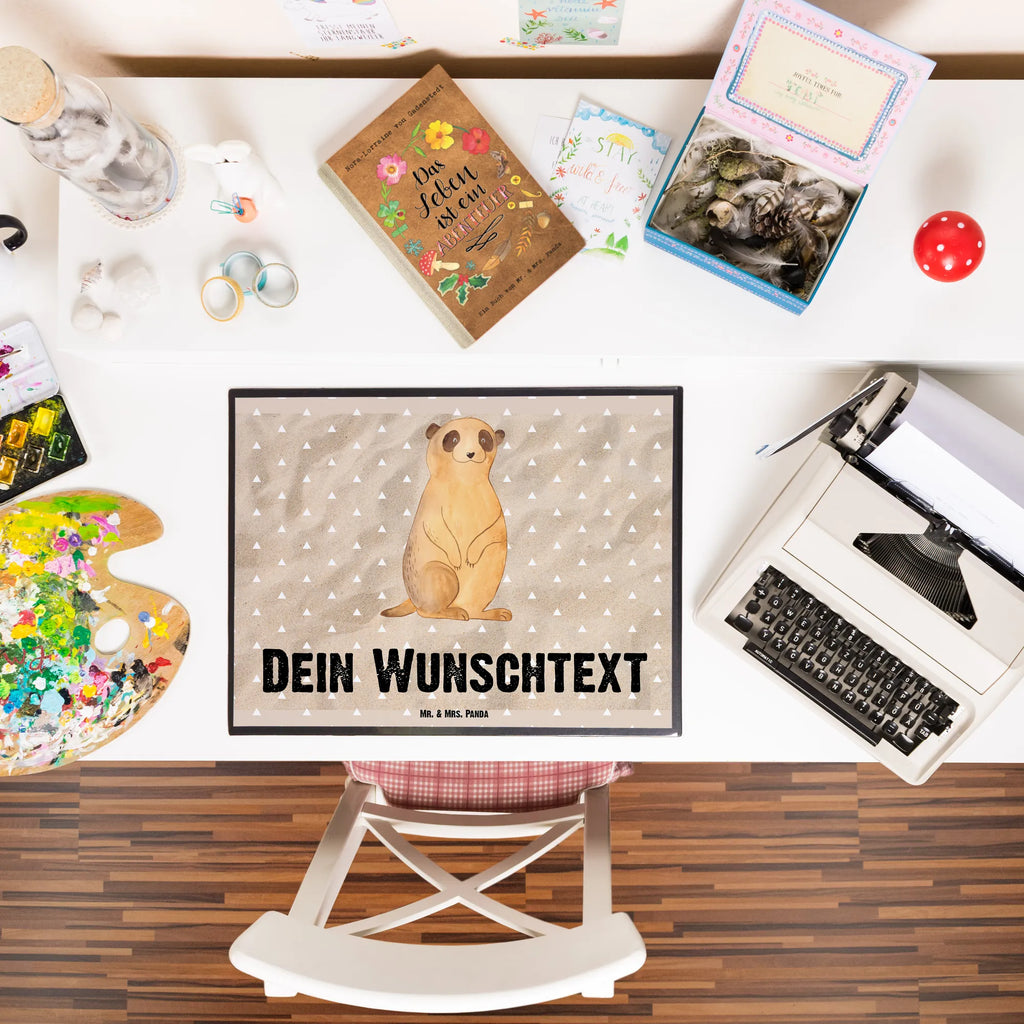 Personalisierte Schreibtischunterlage Erdmännchen Personalisierte Schreibunterlage, Personalisierte Schreibtischauflage, Personalisierte Schreibtisch Unterlagen, Schreibunterlage mit Namen, Schreibtischauflage mit Namen, Schreibtisch Unterlagen mit Namen, Selbst gestalten, Namensaufdruck, Namenspersonalisierung, Afrika, Wildtiere, Erdmännchen, Reisen, Spruch, Weltreise, Afrikareise, Roadtrip, Traveling