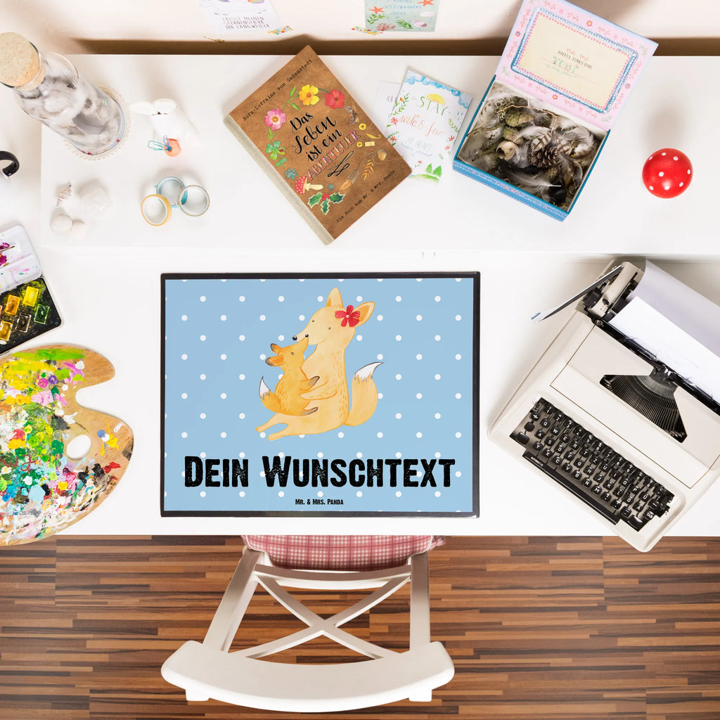 Personalisierte Schreibtischunterlage Fuchs Mama & Kind Personalisierte Schreibunterlage, Personalisierte Schreibtischauflage, Personalisierte Schreibtisch Unterlagen, Schreibunterlage mit Namen, Schreibtischauflage mit Namen, Schreibtisch Unterlagen mit Namen, Selbst gestalten, Namensaufdruck, Namenspersonalisierung, Familie, Vatertag, Muttertag, Bruder, Schwester, Mama, Papa, Oma, Opa, Mutter, Tochter, Lieblingstochter, Beste Tochter, Geschenk