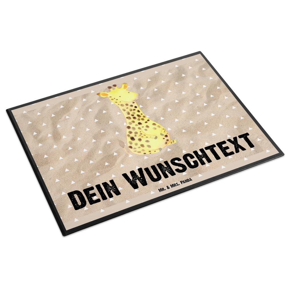 Personalisierte Schreibtischunterlage Giraffe Zufrieden Personalisierte Schreibunterlage, Personalisierte Schreibtischauflage, Personalisierte Schreibtisch Unterlagen, Schreibunterlage mit Namen, Schreibtischauflage mit Namen, Schreibtisch Unterlagen mit Namen, Selbst gestalten, Namensaufdruck, Namenspersonalisierung, Afrika, Wildtiere, Giraffe, Zufrieden, Glück, Abenteuer