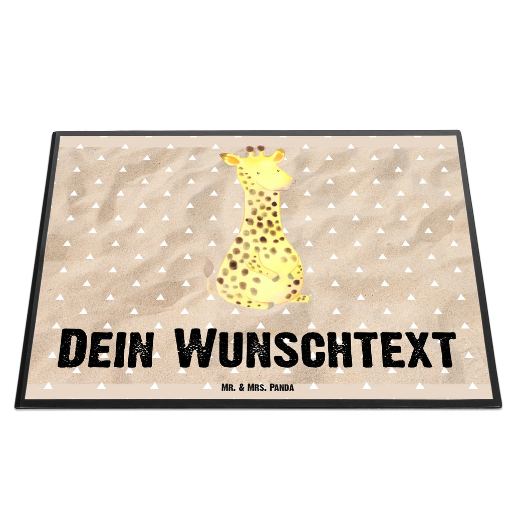 Personalisierte Schreibtischunterlage Giraffe Zufrieden Personalisierte Schreibunterlage, Personalisierte Schreibtischauflage, Personalisierte Schreibtisch Unterlagen, Schreibunterlage mit Namen, Schreibtischauflage mit Namen, Schreibtisch Unterlagen mit Namen, Selbst gestalten, Namensaufdruck, Namenspersonalisierung, Afrika, Wildtiere, Giraffe, Zufrieden, Glück, Abenteuer