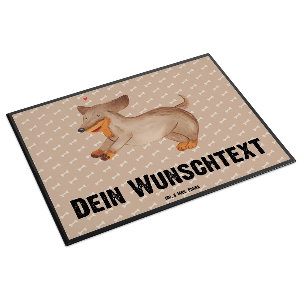 Personalisierte Schreibtischunterlage Hund Dackel fröhlich Personalisierte Schreibunterlage, Personalisierte Schreibtischauflage, Personalisierte Schreibtisch Unterlagen, Schreibunterlage mit Namen, Schreibtischauflage mit Namen, Schreibtisch Unterlagen mit Namen, Selbst gestalten, Namensaufdruck, Namenspersonalisierung, Hund, Hundemotiv, Haustier, Hunderasse, Tierliebhaber, Hundebesitzer, Sprüche, Hunde, Dackel, Dachshund, happy dog