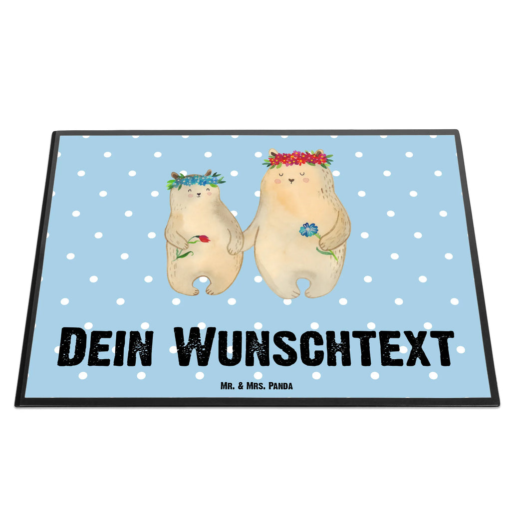 Personalisierte Schreibtischunterlage Bären mit Blumenkranz Personalisierte Schreibunterlage, Personalisierte Schreibtischauflage, Personalisierte Schreibtisch Unterlagen, Schreibunterlage mit Namen, Schreibtischauflage mit Namen, Schreibtisch Unterlagen mit Namen, Selbst gestalten, Namensaufdruck, Namenspersonalisierung, Familie, Vatertag, Muttertag, Bruder, Schwester, Mama, Papa, Oma, Opa, Bär, Bären, Mutter, Mutti, Mami, Lieblingsmensch, Lieblingsmama, beste Mutter, weltbeste Mama, Geschenk Mama. Muttertag, Tochter, Kind, Kinder, Töchter, Family, Vorbild