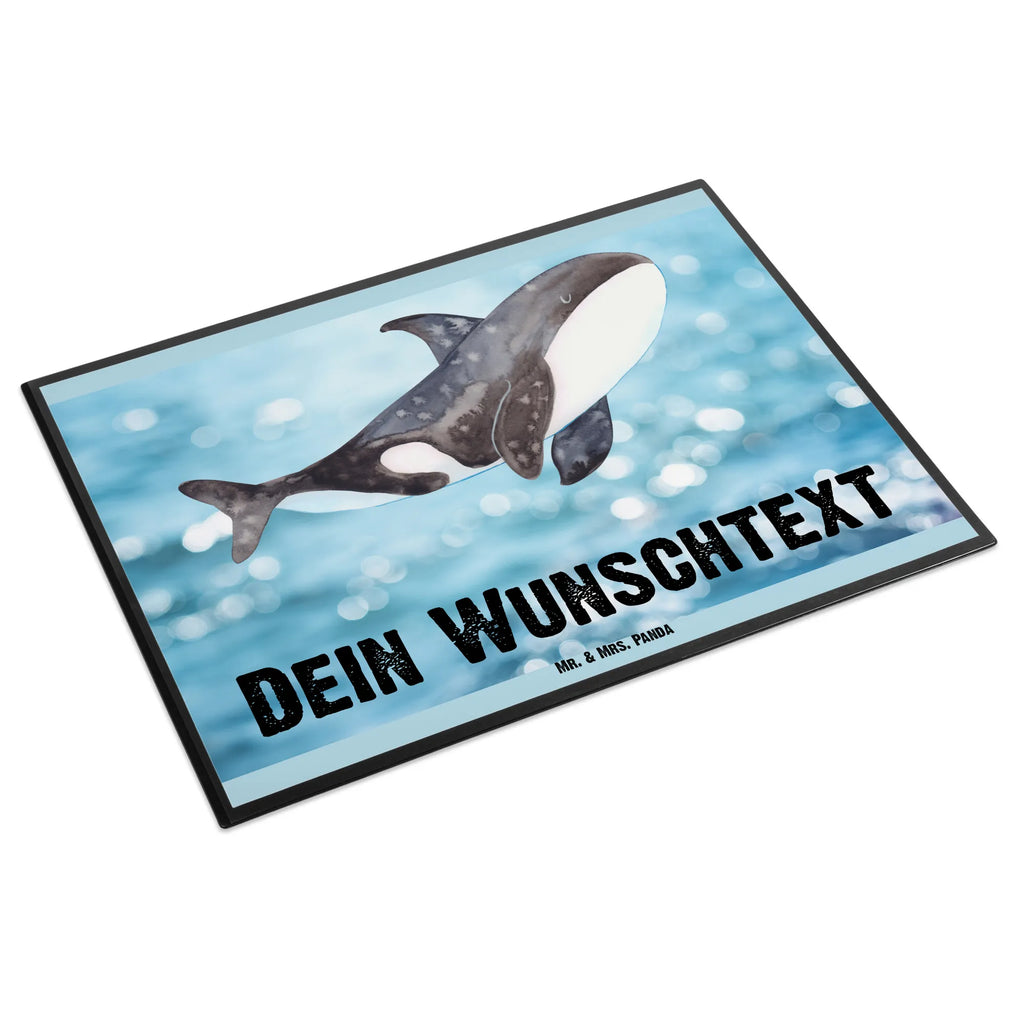 Personalisierte Schreibtischunterlage Orca Personalisierte Schreibunterlage, Personalisierte Schreibtischauflage, Personalisierte Schreibtisch Unterlagen, Schreibunterlage mit Namen, Schreibtischauflage mit Namen, Schreibtisch Unterlagen mit Namen, Selbst gestalten, Namensaufdruck, Namenspersonalisierung, Meerestiere, Meer, Urlaub, Orca, Orcas, Killerwal, Wal, Möglichkeiten, Büro, Arbeit, Motivation, Selbstliebe, Neustart, Startup