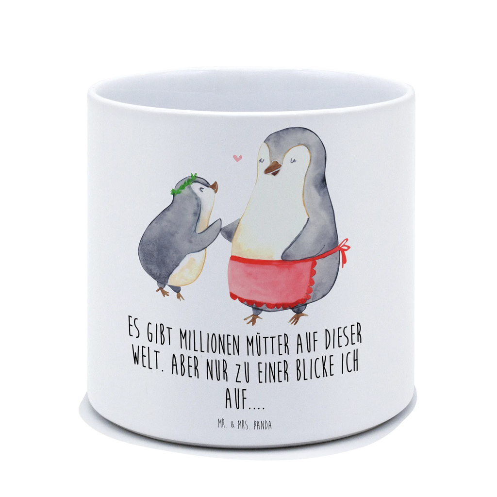 XL flower pot Penguin with child Bumentopf, Xl Blumentopf, Blumentopf Gross, Übertopf, Pflanztopf, Keramiktopf, Kräutertopf, Topf, Pflanzkübel, Blumenübertopf, Familie, Vatertag, Muttertag, Bruder, Schwester, Mama, Papa, Oma, Opa, Geschenk, Mami, Mutti, Mutter, Geburststag
