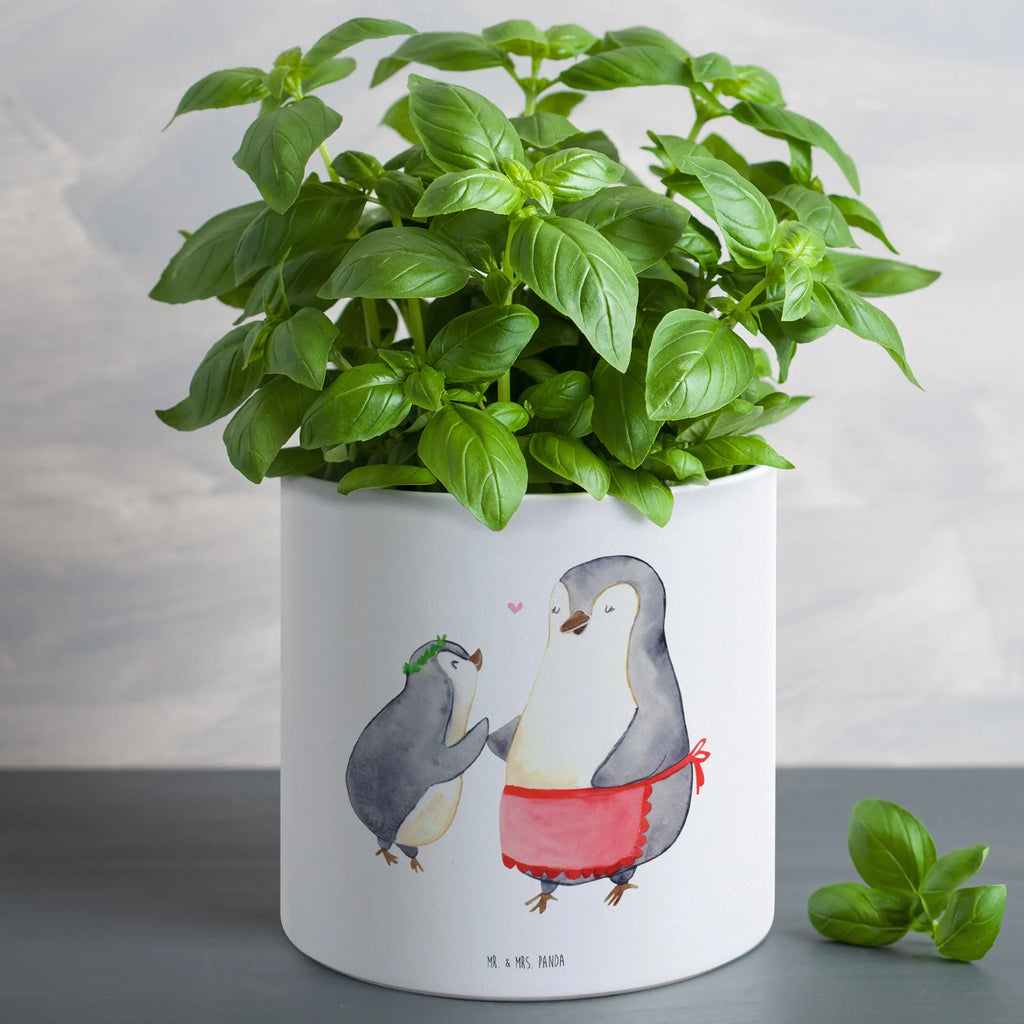 XL flower pot Penguin with child Bumentopf, Xl Blumentopf, Blumentopf Gross, Übertopf, Pflanztopf, Keramiktopf, Kräutertopf, Topf, Pflanzkübel, Blumenübertopf, Familie, Vatertag, Muttertag, Bruder, Schwester, Mama, Papa, Oma, Opa, Geschenk, Mami, Mutti, Mutter, Geburststag
