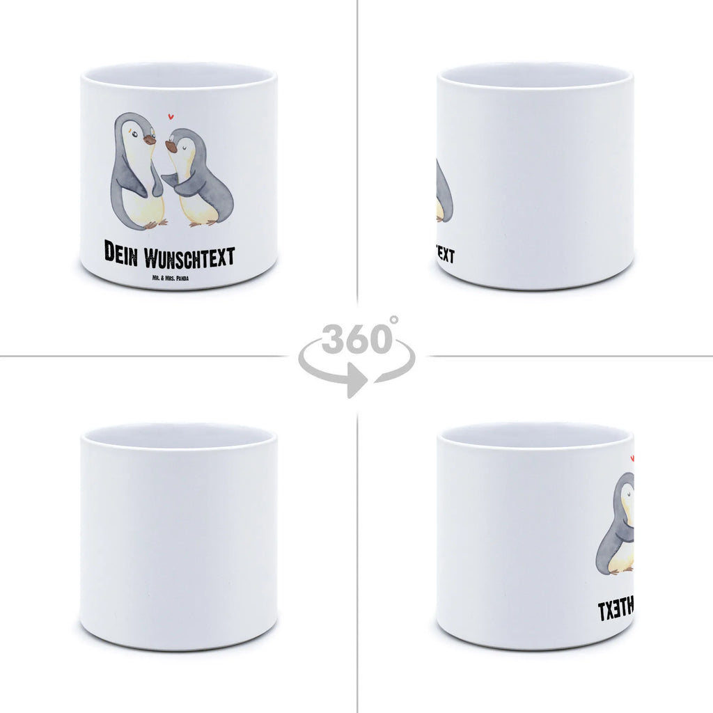 Personalisierter XL Blumentopf Pinguine trösten Personalisierter Blumentopf, Personalisierter Übertopf, Personalisierter Pflanztopf, Personalisierter Keramiktopf, Personalisierter Kräutertopf, Personalisierter Topf, Personalisierter Pflanzkübel, Personalisierter Blumenübertopf, Liebe, Partner, Freund, Freundin, Ehemann, Ehefrau, Heiraten, Verlobung, Heiratsantrag, Liebesgeschenk, Jahrestag, Hocheitstag, Valentinstag, Geschenk für Frauen, Hochzeitstag, Mitbringsel, Geschenk für Freundin, Geschenk für Partner, Liebesbeweis, für Männer, für Ehemann