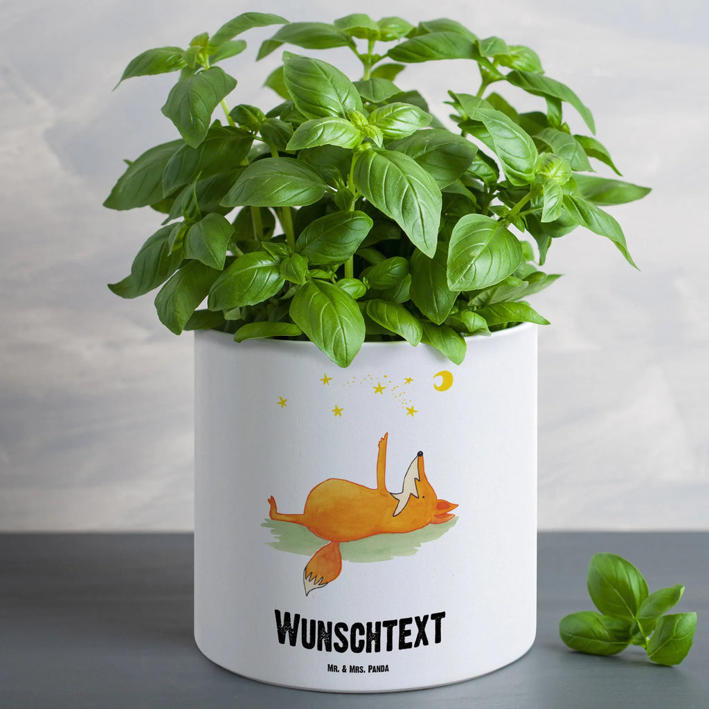 Personalisierter XL Blumentopf Fuchs Sterne Personalisierter Blumentopf, Personalisierter Übertopf, Personalisierter Pflanztopf, Personalisierter Keramiktopf, Personalisierter Kräutertopf, Personalisierter Topf, Personalisierter Pflanzkübel, Personalisierter Blumenübertopf, Fuchs, Füchse, tröstende Worte, Spruch positiv, Spruch schön, Romantik, Always Look on the Bright Side of Life