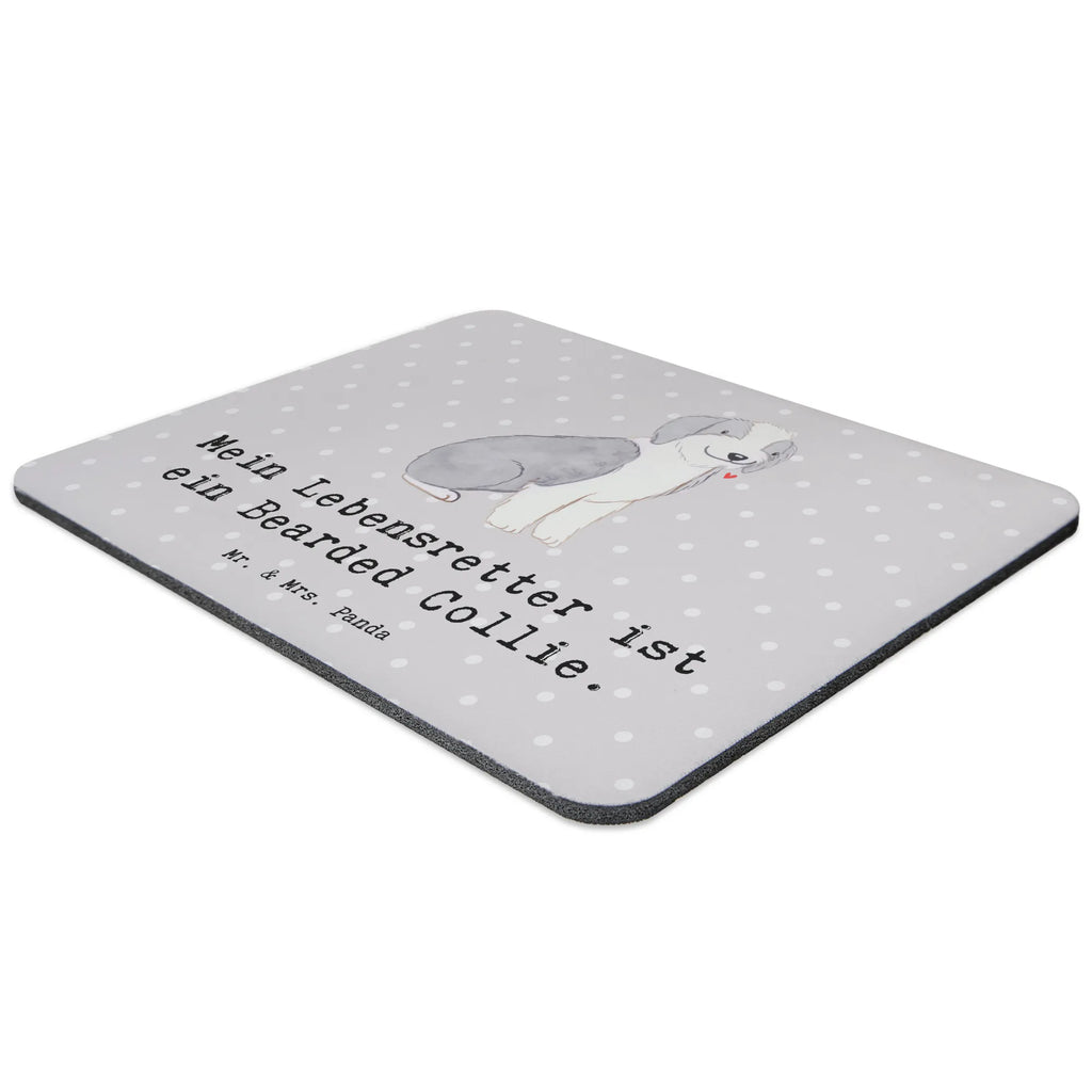 Mauspad Bearded Collie Lebensretter Mousepad, Computer zubehör, Büroausstattung, PC Zubehör, Arbeitszimmer, Mauspad, Einzigartiges Mauspad, Designer Mauspad, Mausunterlage, Mauspad Büro, Hund, Hunderasse, Rassehund, Hundebesitzer, Geschenk, Tierfreund, Schenken, Welpe, Bearded Collie, britischer Hütehund