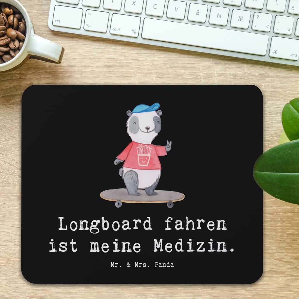 Mauspad Panda Longboard fahren Mousepad, Computer zubehör, Büroausstattung, PC Zubehör, Arbeitszimmer, Mauspad, Einzigartiges Mauspad, Designer Mauspad, Mausunterlage, Mauspad Büro, Geschenk, Sport, Sportart, Hobby, Schenken, Danke, Dankeschön, Auszeichnung, Gewinn, Sportler, Longboard fahren, Skaten, Rollbrettfahren, Longboardfahren, Roller Skaten, Skateboard fahren, Stunts