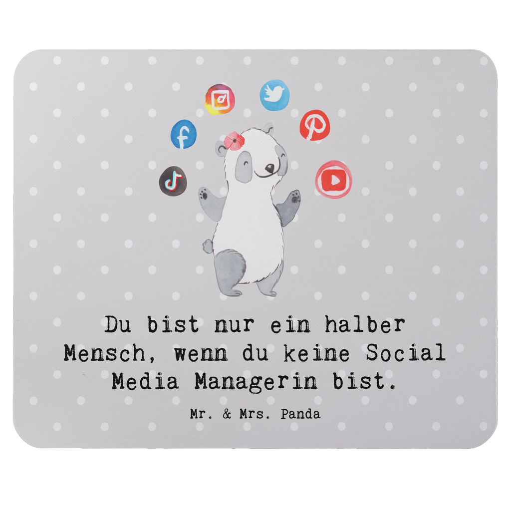 Mauspad Social Media Managerin mit Herz Mousepad, Computer zubehör, Büroausstattung, PC Zubehör, Arbeitszimmer, Mauspad, Einzigartiges Mauspad, Designer Mauspad, Mausunterlage, Mauspad Büro, Beruf, Ausbildung, Jubiläum, Abschied, Rente, Kollege, Kollegin, Geschenk, Schenken, Arbeitskollege, Mitarbeiter, Firma, Danke, Dankeschön