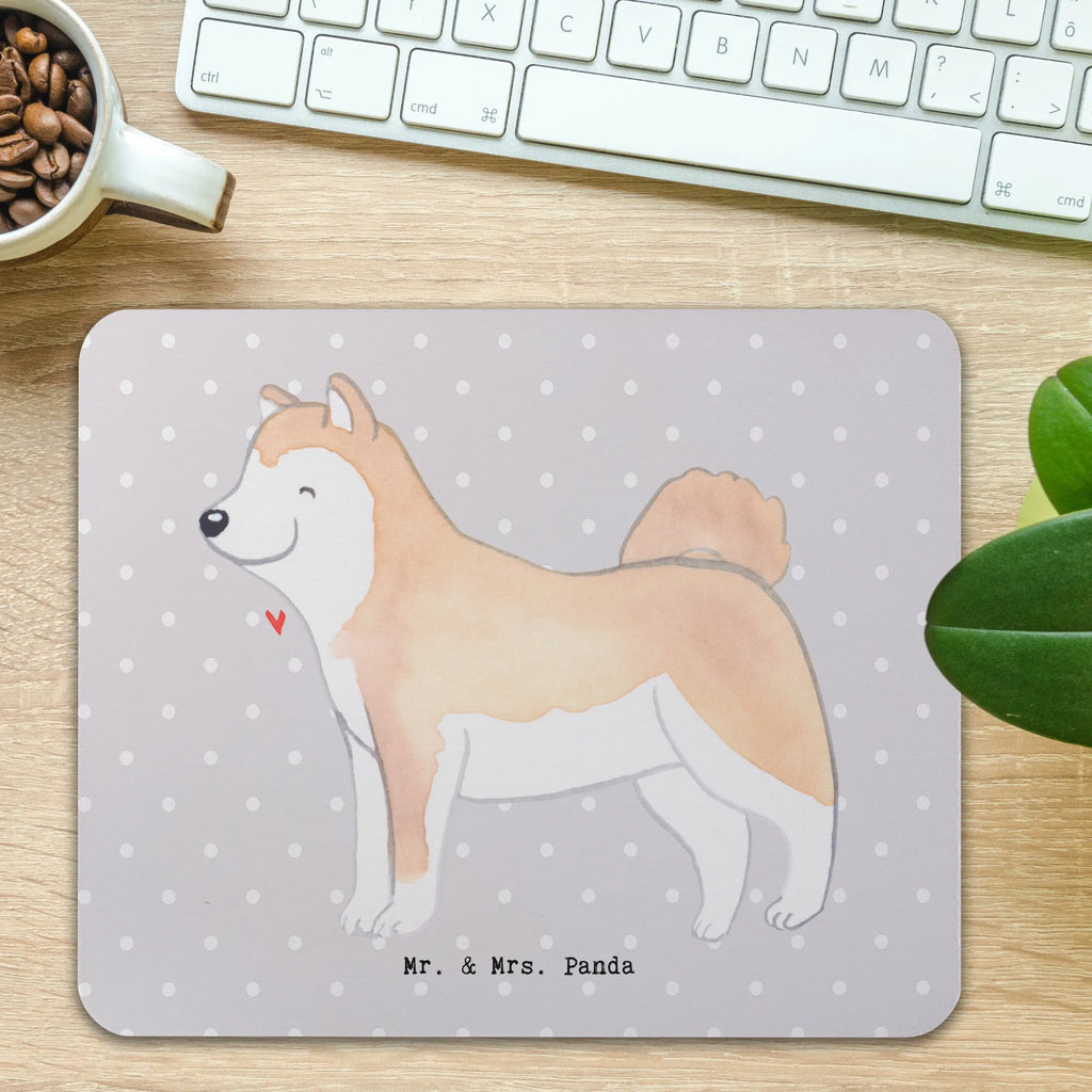 Mauspad Akita Inu Lebensretter Mousepad, Computer zubehör, Büroausstattung, PC Zubehör, Arbeitszimmer, Mauspad, Einzigartiges Mauspad, Designer Mauspad, Mausunterlage, Mauspad Büro, Hund, Hunderasse, Rassehund, Hundebesitzer, Geschenk, Tierfreund, Schenken, Welpe