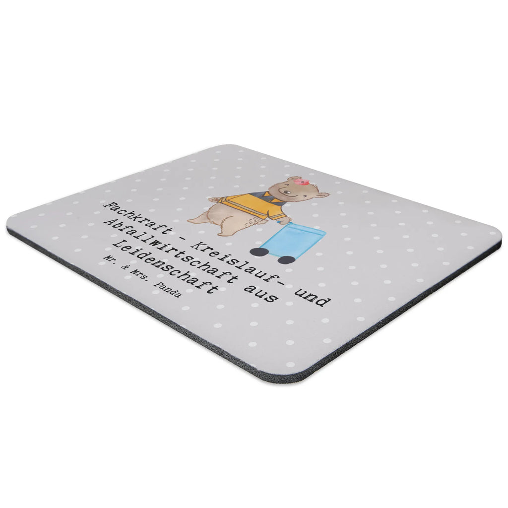 Mauspad Fachkraft - Kreislauf- und Abfallwirtschaft aus Leidenschaft Mousepad, Computer zubehör, Büroausstattung, PC Zubehör, Arbeitszimmer, Mauspad, Einzigartiges Mauspad, Designer Mauspad, Mausunterlage, Mauspad Büro, Beruf, Ausbildung, Jubiläum, Abschied, Rente, Kollege, Kollegin, Geschenk, Schenken, Arbeitskollege, Mitarbeiter, Firma, Danke, Dankeschön, Müllwerker, Fachkraft Kreislauf- und Abfallwirtschaft, Müllentsorger, Kehrichtmann, Müllmann, Müllfahrer