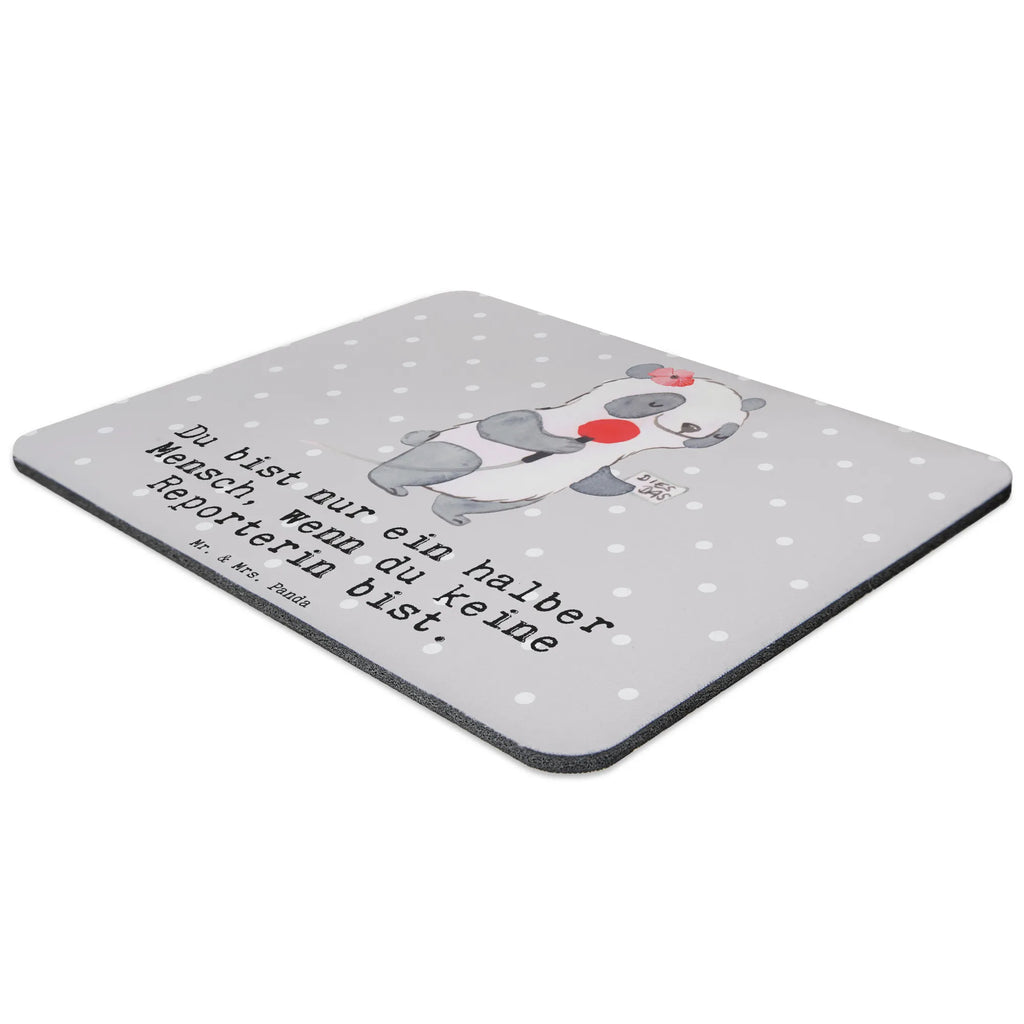 Mauspad Reporterin mit Herz Mousepad, Computer zubehör, Büroausstattung, PC Zubehör, Arbeitszimmer, Mauspad, Einzigartiges Mauspad, Designer Mauspad, Mausunterlage, Mauspad Büro, Beruf, Ausbildung, Jubiläum, Abschied, Rente, Kollege, Kollegin, Geschenk, Schenken, Arbeitskollege, Mitarbeiter, Firma, Danke, Dankeschön