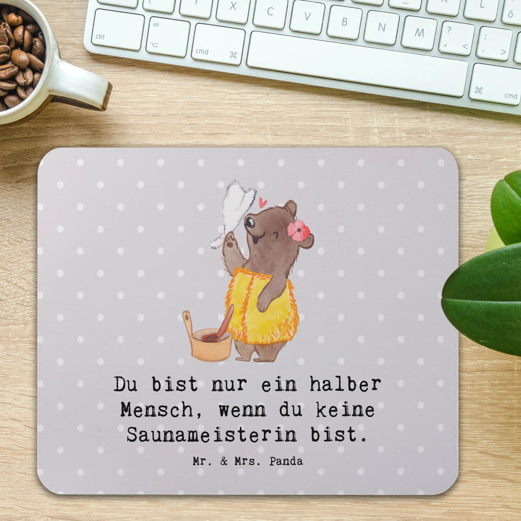 Mauspad Saunameisterin mit Herz Mousepad, Computer zubehör, Büroausstattung, PC Zubehör, Arbeitszimmer, Mauspad, Einzigartiges Mauspad, Designer Mauspad, Mausunterlage, Mauspad Büro, Beruf, Ausbildung, Jubiläum, Abschied, Rente, Kollege, Kollegin, Geschenk, Schenken, Arbeitskollege, Mitarbeiter, Firma, Danke, Dankeschön