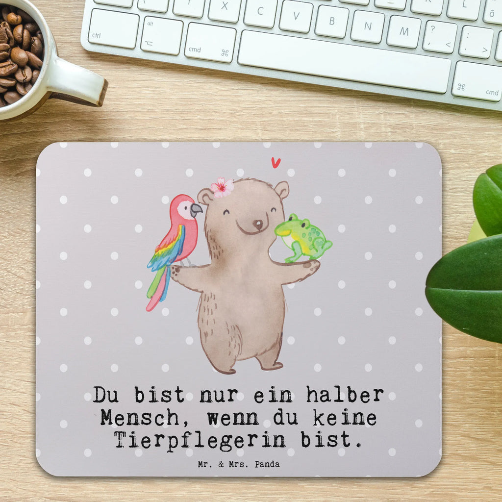 Mauspad Tierpflegerin mit Herz Mousepad, Computer zubehör, Büroausstattung, PC Zubehör, Arbeitszimmer, Mauspad, Einzigartiges Mauspad, Designer Mauspad, Mausunterlage, Mauspad Büro, Beruf, Ausbildung, Jubiläum, Abschied, Rente, Kollege, Kollegin, Geschenk, Schenken, Arbeitskollege, Mitarbeiter, Firma, Danke, Dankeschön