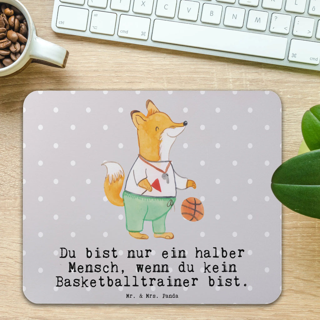 Mauspad Basketballtrainer mit Herz Mousepad, Computer zubehör, Büroausstattung, PC Zubehör, Arbeitszimmer, Mauspad, Einzigartiges Mauspad, Designer Mauspad, Mausunterlage, Mauspad Büro, Beruf, Ausbildung, Jubiläum, Abschied, Rente, Kollege, Kollegin, Geschenk, Schenken, Arbeitskollege, Mitarbeiter, Firma, Danke, Dankeschön, Basketballtrainer, Basketball, Sport, Ballsport, Basketballcoach, Basketballer, Verein